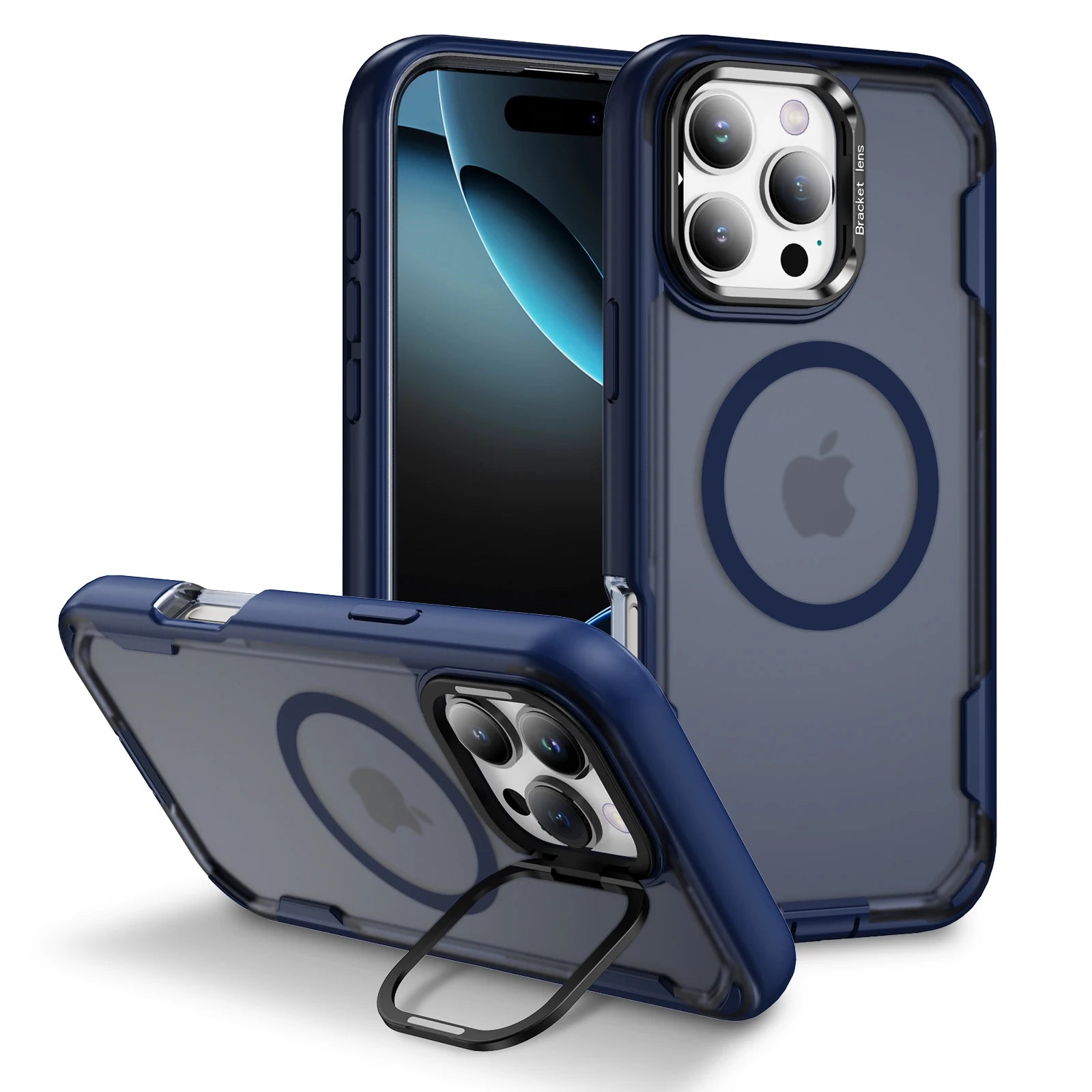 Coque de protection pour iPhone 16 Pro Max 16 Pro 15 Pro Max 14 13 12 Magsafe caméra magnétique protection corps complet antichoc housses de protection