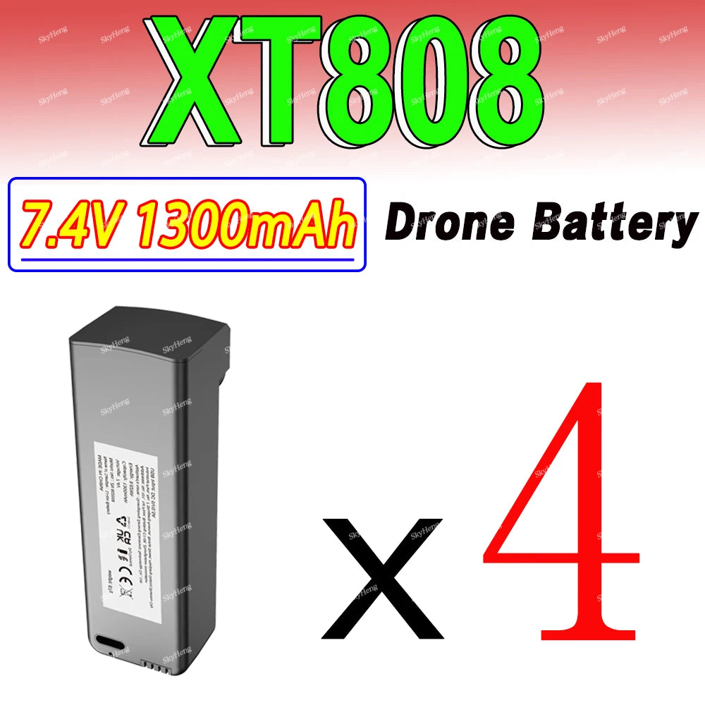 Batterie XT808 7.4V 1300mAh pour Drone RC