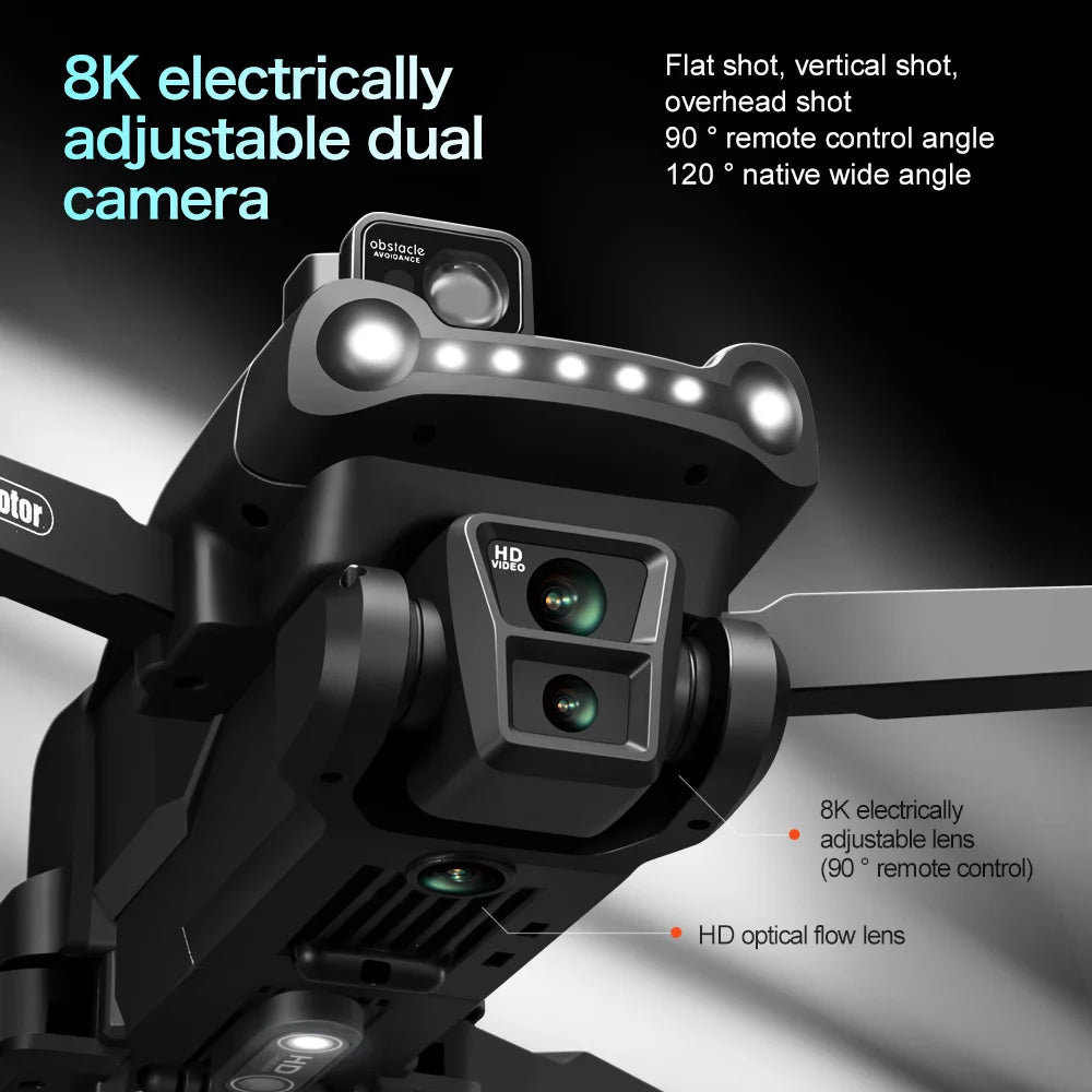 Drone Xiaomi Mijia V198GPS 8K HD – Double Caméra, GPS 5G, Évitement Laser, Quadrotor Pliable Pro