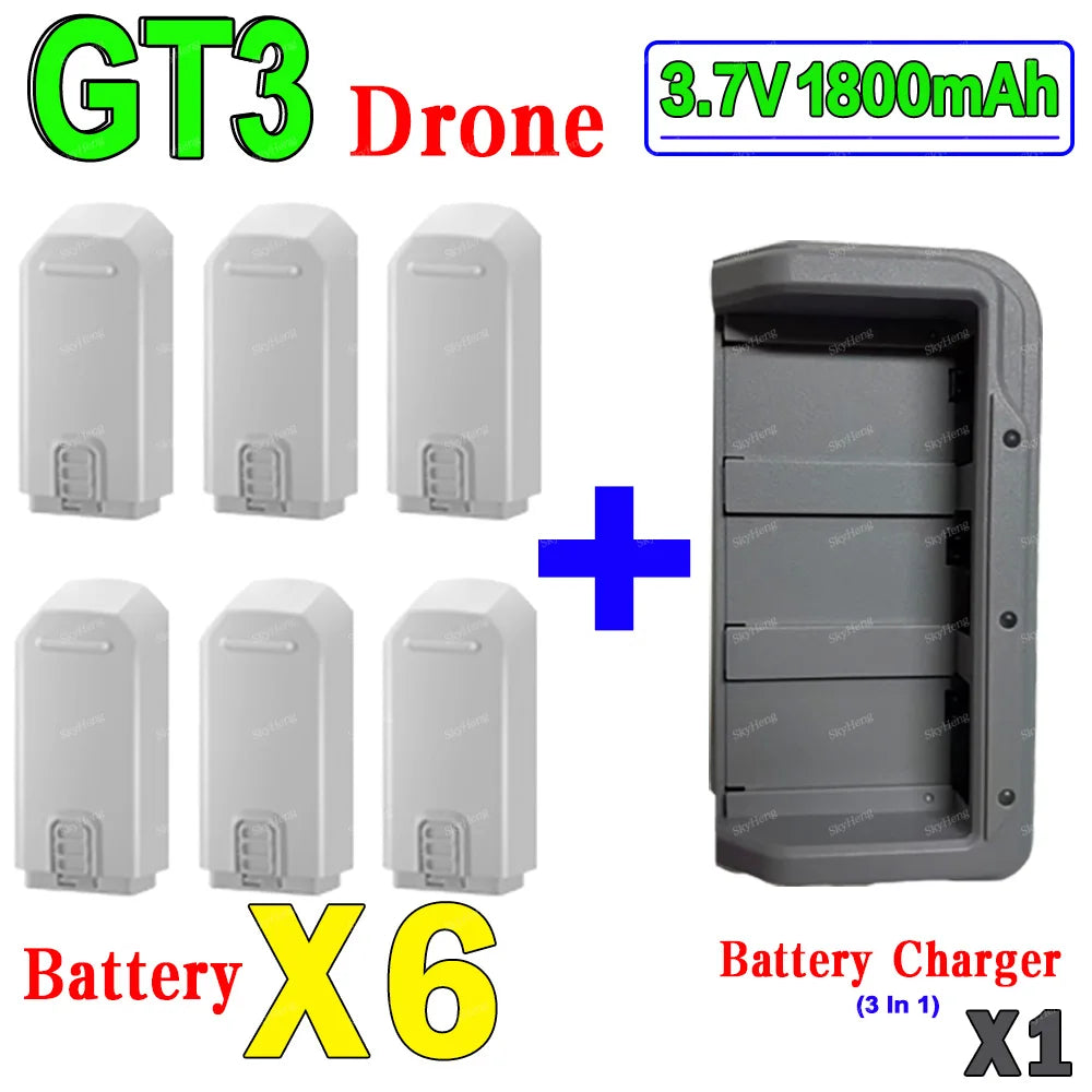 Batterie de Drone d'origine pour LSRC GT3MAX / GT3 Drone 3.7V 1800MAh batterie pour GT3 RC quadrirotor batterie de remplacement pièces d'accessoires