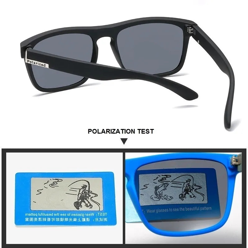 Lunettes de soleil polarisées Vintage pour hommes et femmes, UV400