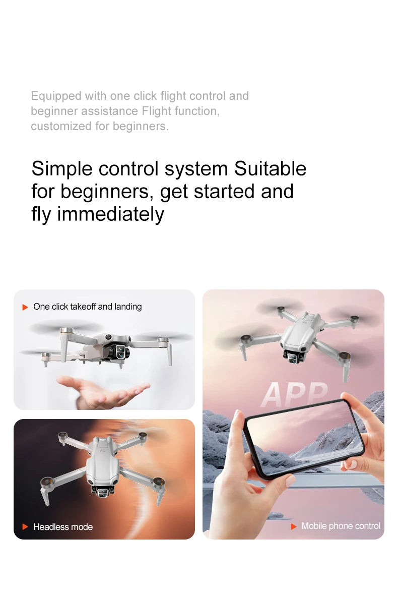 Drone Xiaomi Mijia A888 PRO 8K HD avec double caméra, moteur sans balais, 5G WiFi FPV, pliable, quadcopter, localisation de flux