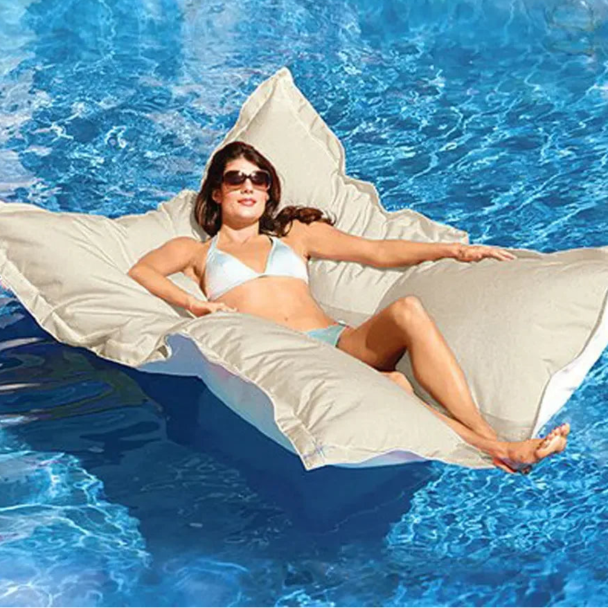 Sac Pouf Flottant pour Piscine – Housse Imperméable Sans Remplissage pour Extérieur et Intérieur