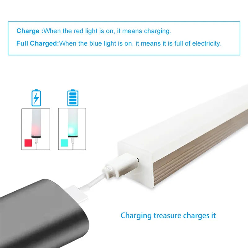 Veilleuse LED sans fil avec détecteur de mouvement, rétro-éclairage pour cuisine, chambre à coucher, armoire, escalier