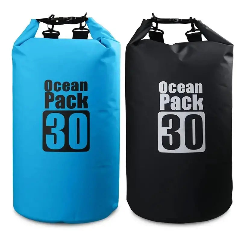 Sac étanche en PVC pour l'extérieur, 5L 10L 20L 30L, rangement pliable pour plongée, pour hommes et femmes, plage, natation, Rafting