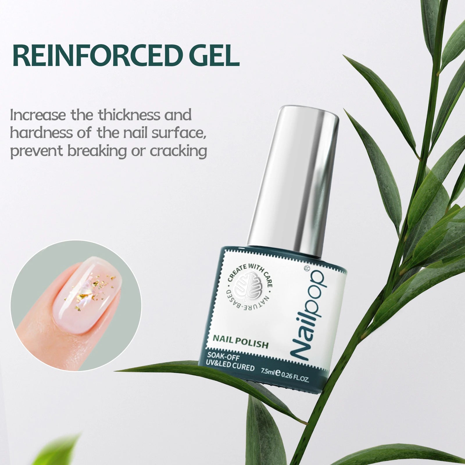 Gel Fonctionnel 7,5ml – Base Transparente 3 en 1 et Top Coat