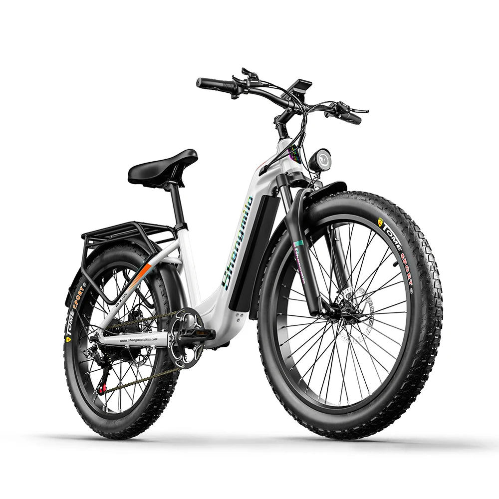 Vélo électrique Shengmilo MX06 48V17.5AH 26 pouces 3.0 Fat Tire City Vélo électrique pour hommes E-Mountain Ebike Vélo électrique 500W e bike