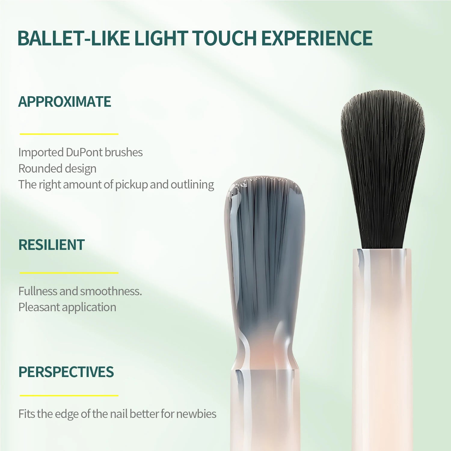 Vernis Gel Professionnel Jelly 6 Couleurs Translucides UV/LED, Soak Off, Salon et Nail Art, Nude et Rose, 7,5 ml