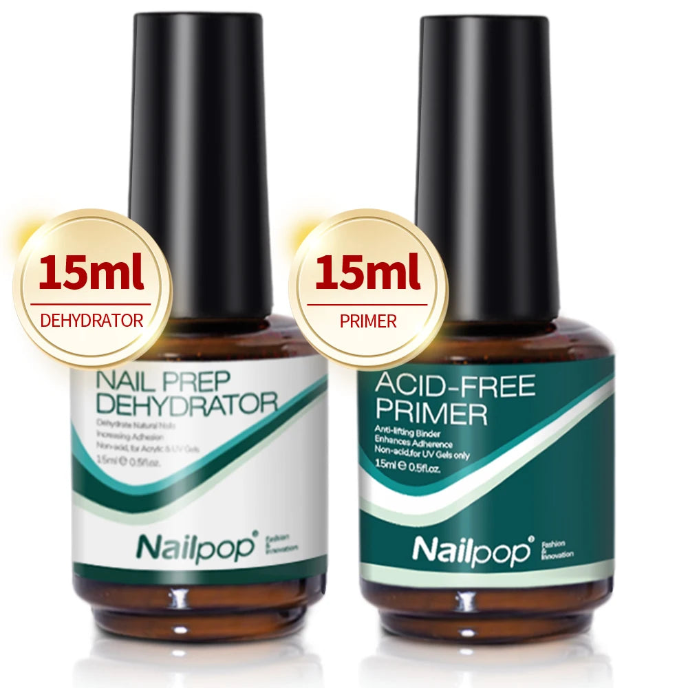Kit Gel Base Top Coat 2 pcs, 15 ml