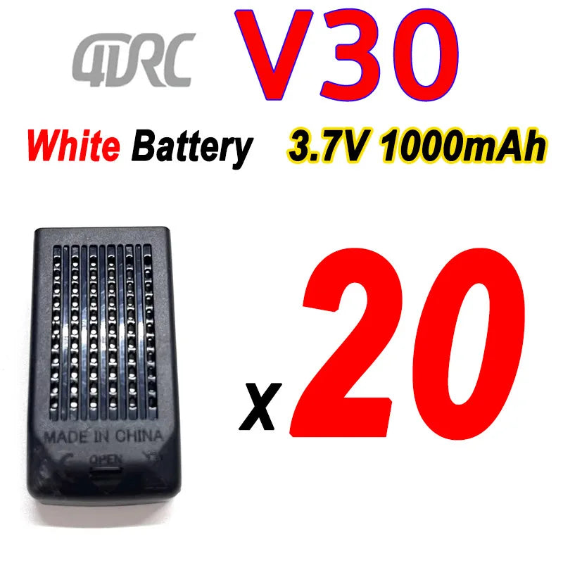 Batterie originale 4DRC V30 3.7V 1000mAh pour Mini Drone RC