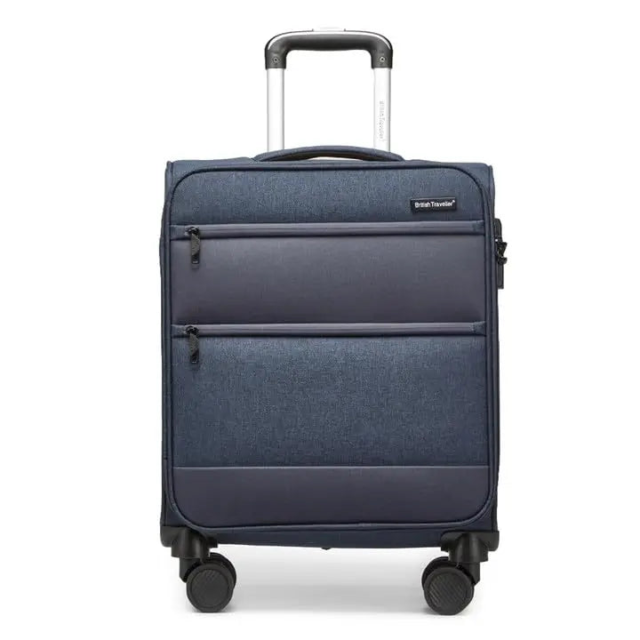 Valise Cargo British Traveller, bagage à main souple, serrure TSA et 4 roulettes