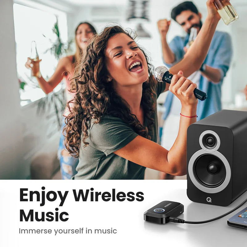 Adaptateur récepteur Bluetooth 3.5 pour haut-parleurs de voiture UGREEN, prise AUX 5.3mm, récepteur de musique audio, mains libres
