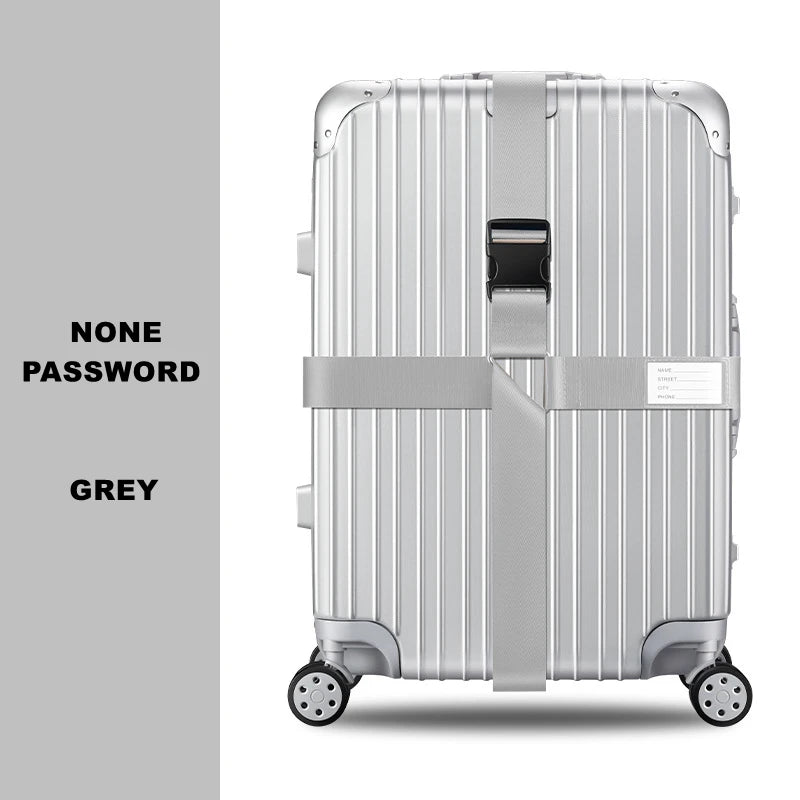 Sangle de bagage antivol, sangle croisée à code, emballage réglable, ceinture de bagage, valise, ceintures de coffre