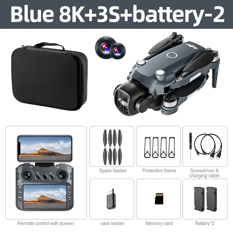 Drone Xiaomi Mijia V988 – 8K, FPV, Évitement d’Obstacles, Moteur Brushless, Pliable