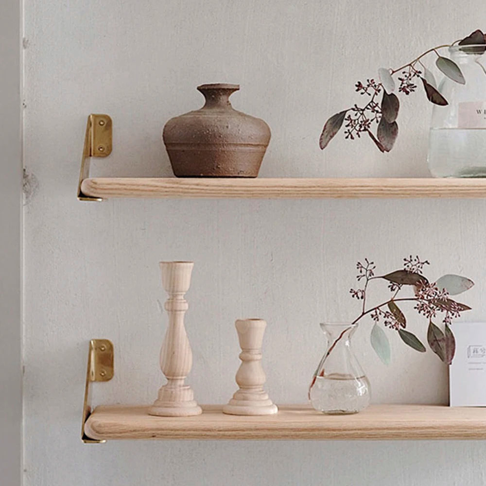 Bougeoirs en bois non finis, bougeoirs artisanaux classiques à faire soi-même pour peindre ou décorer le salon