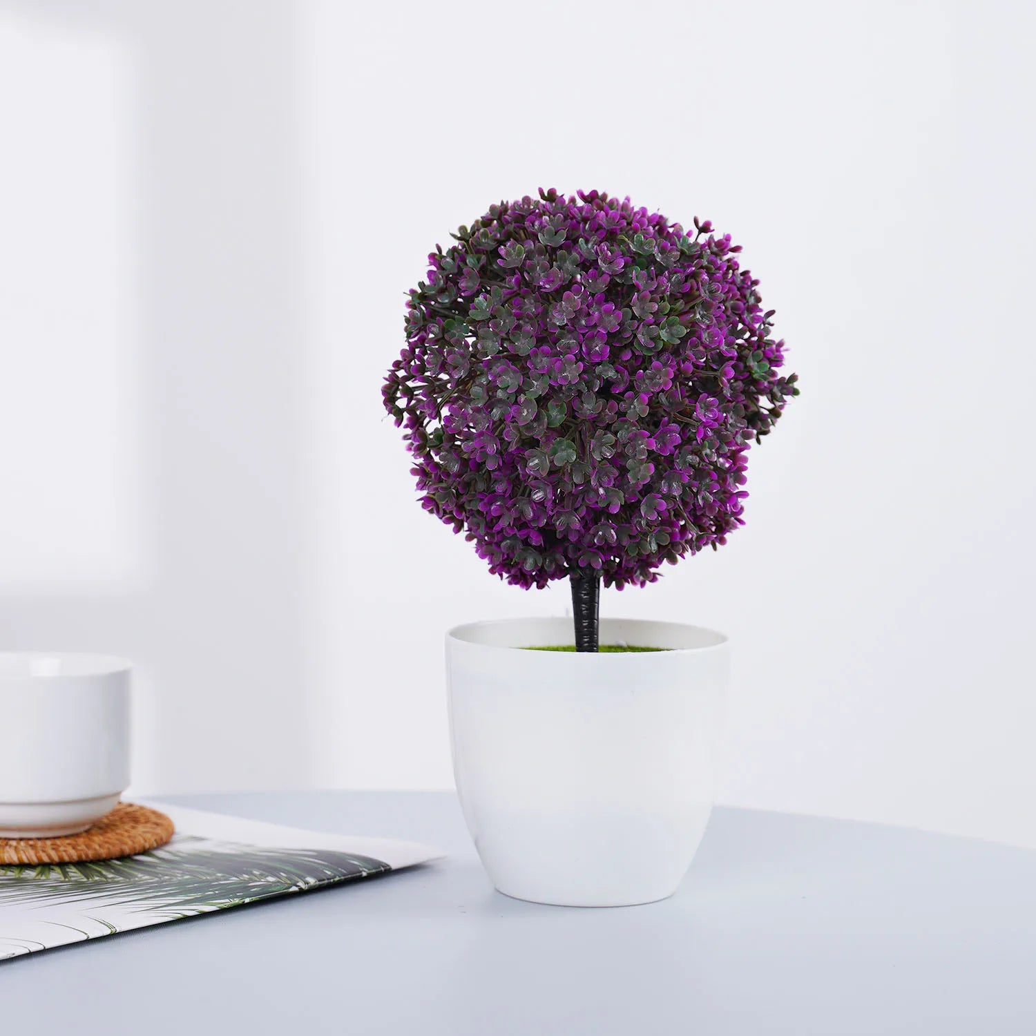 Artificial Plants, Fake Flower Potted Table Ornaments, Artificial Plants, Simulation Bonsai, Small Tree, Potted Plants for Home, Garden Decor