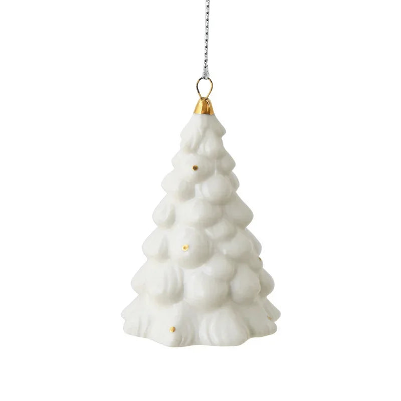 Mini sapin de Noël en céramique nordique, Décoration de Noël, arbre de Noël, cadeau de Noël, petits ornements