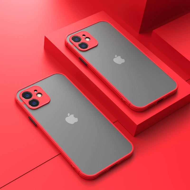 Coque antichoc en Silicone souple, rigide transparent pour iPhone Mini X XR XS 7 8 Plus