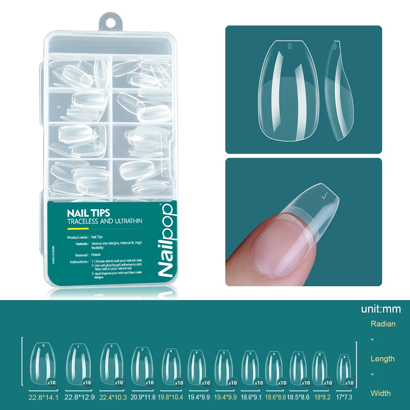 Capsules de Gel Souple 120 pcs, Courte/Moyenne