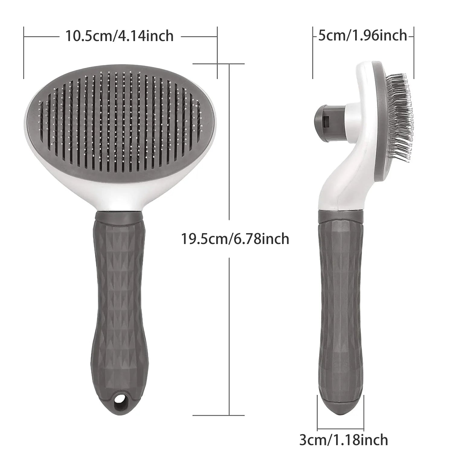 Brosse de Toilettage en Acier Inoxydable pour Chat et Chien, Peigne d'Épilation pour Animaux de Compagnie, Accessoires