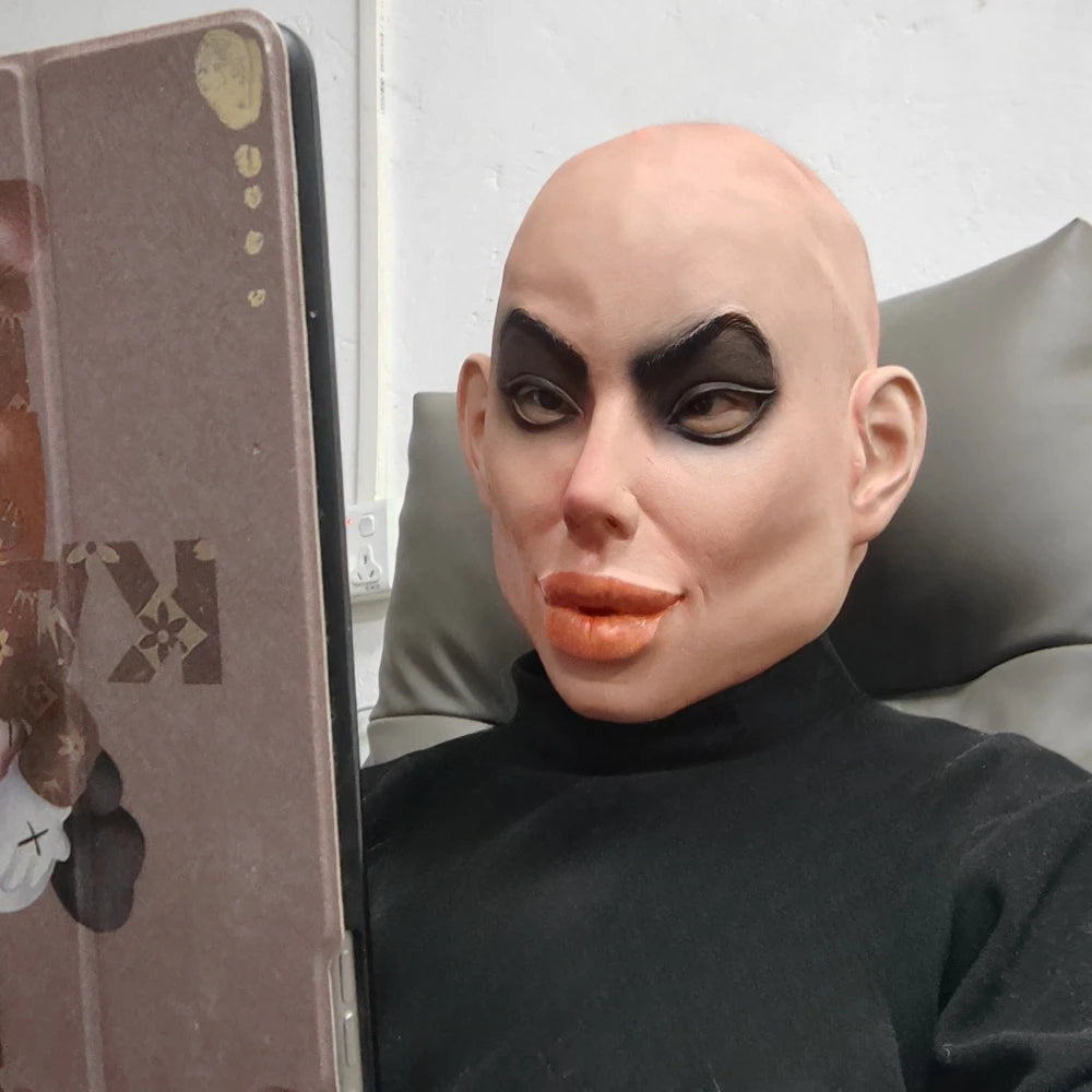 Rubber and latex mask, theme party accessory