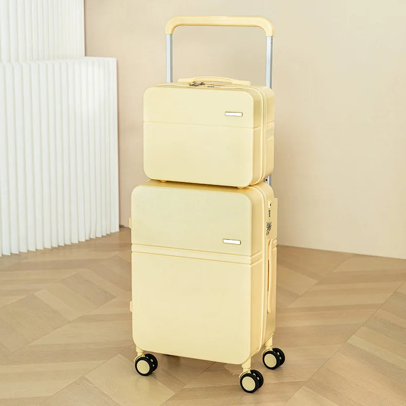 Valise SUSHIMU – Voyage hommes et femmes, 20, 24 et 26 pouces, cadre en aluminium, serrure TSA