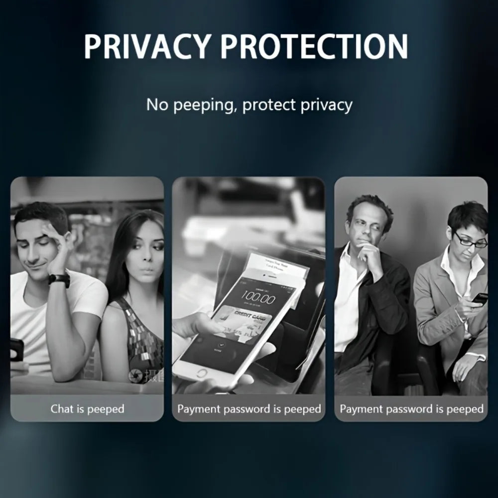 Film en verre trempé de confidentialité pour iPhone – Protection écran anti-espion