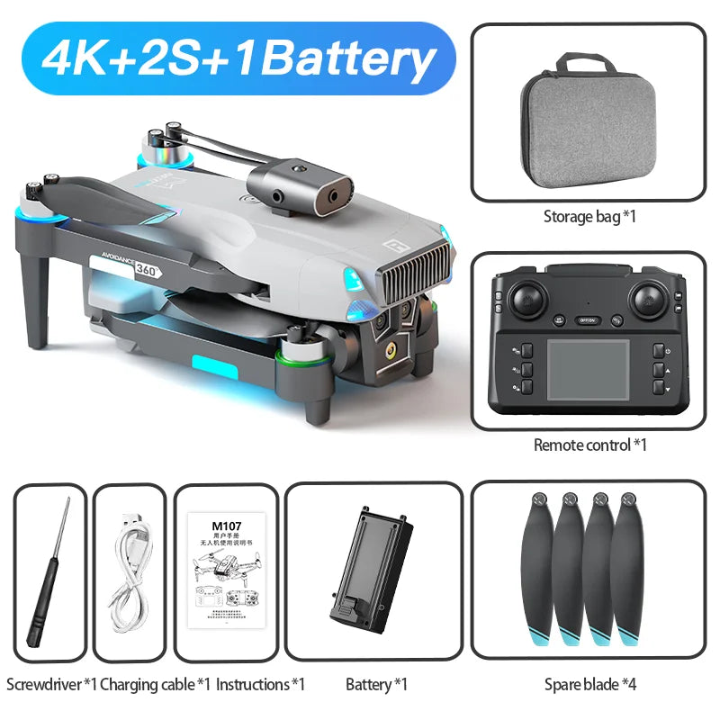 Drone Xiaomi Mijia M107 8K 5G – Quadrirotor Pliable, Caméra HD, Motorisation Brushless, Télécommande 3 km