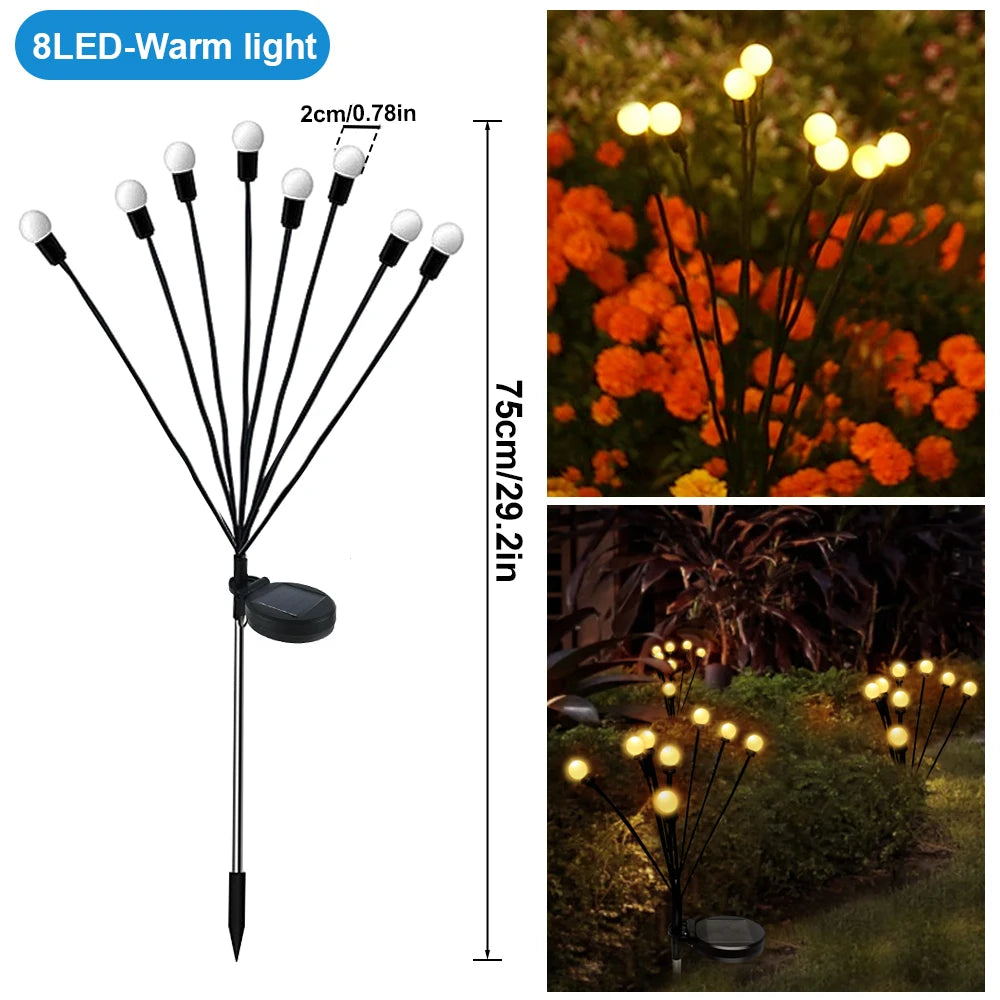 LED Solar-Qualle / Pilz-Fee – Wasserdichte RGB-Gartenleuchte