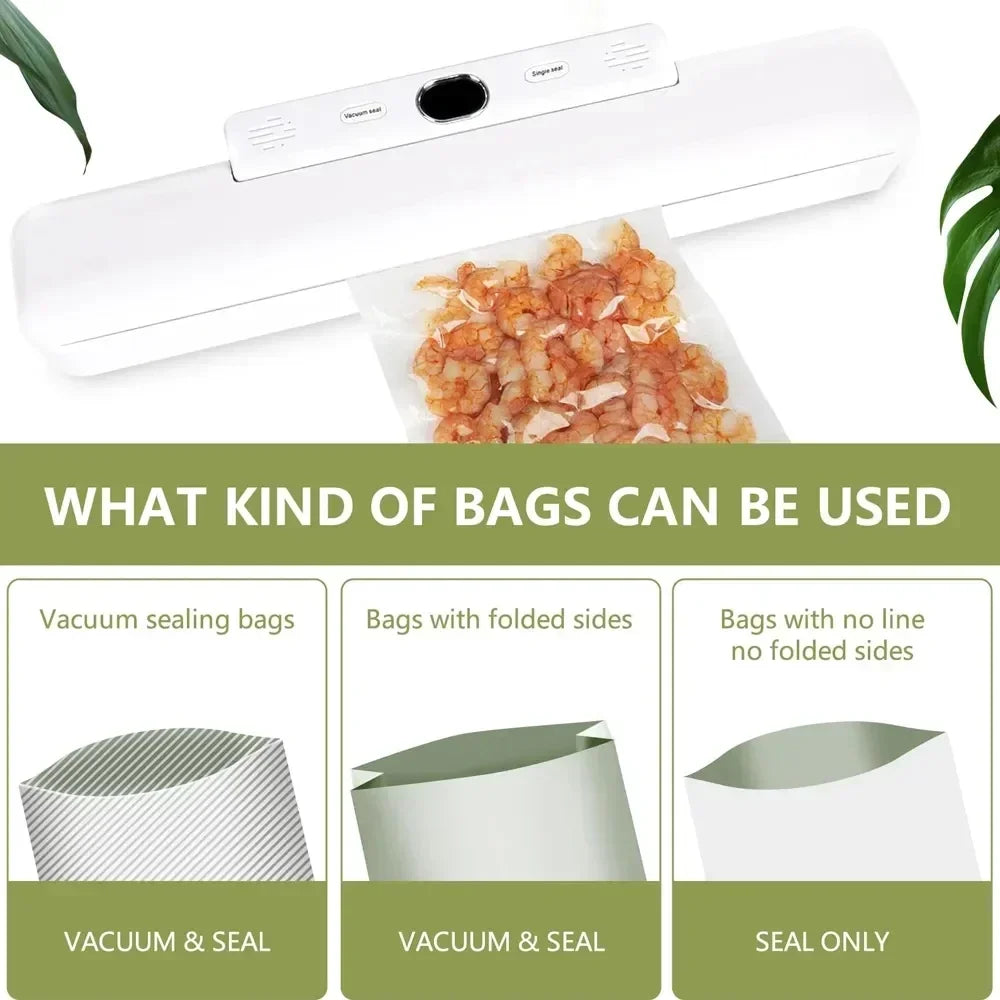 Machine de mise sous vide automatique pour le stockage des aliments avec 10 sacs de conservation des aliments gratuits Machine de scellage 240 V/110 V pour Pac sous vide