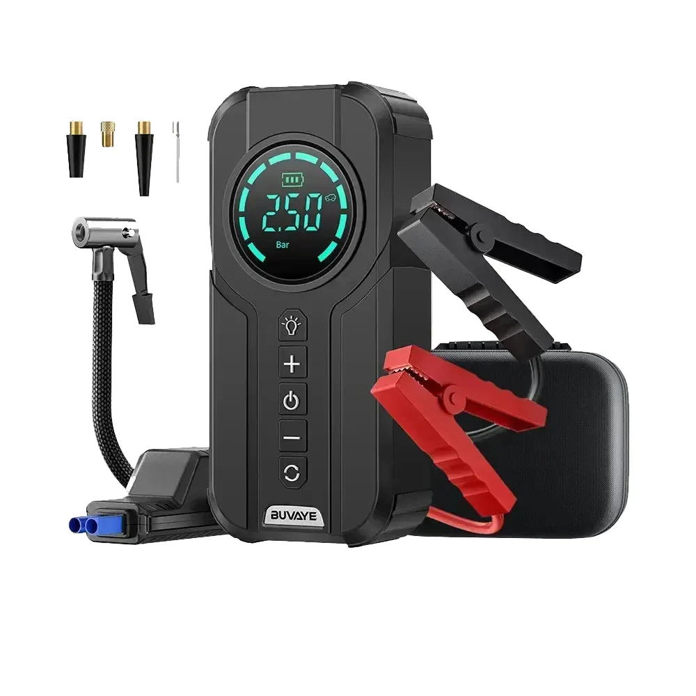 Démarreur de batterie de voiture 3 en 1