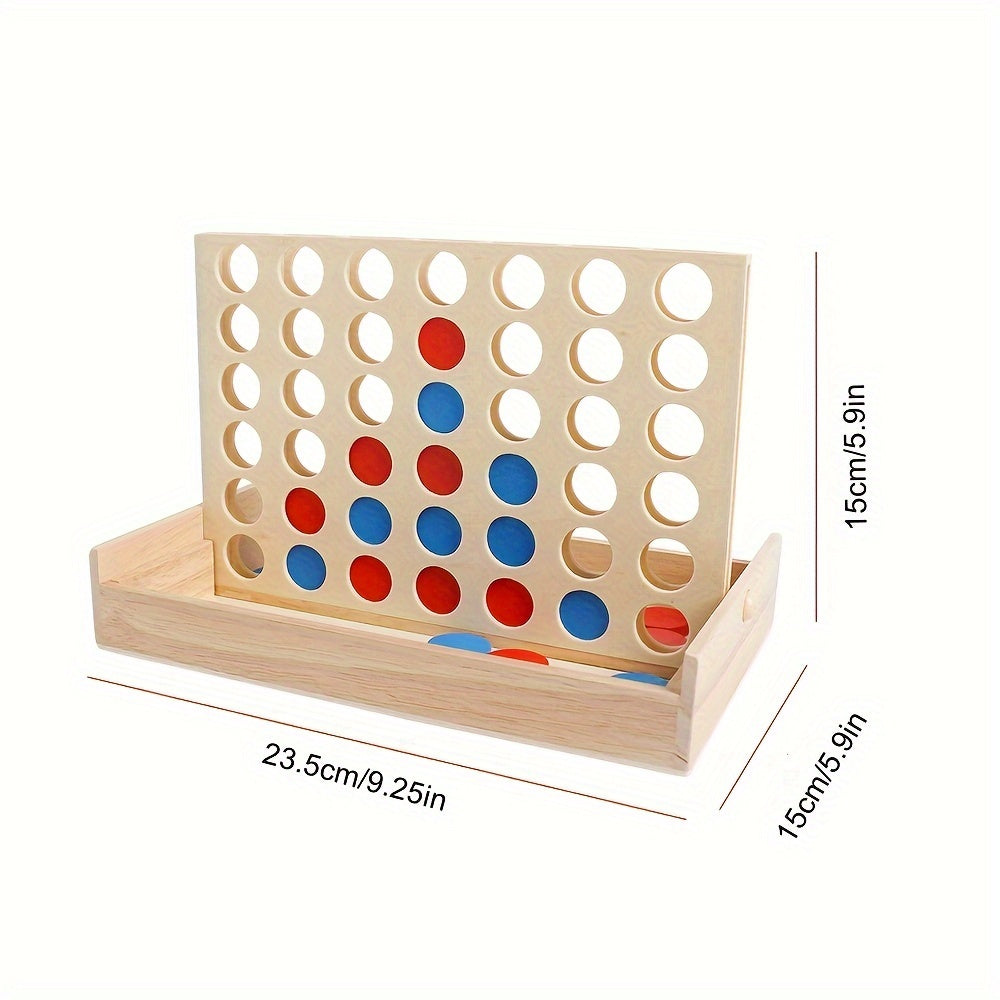 Brettspiele aus Holz 10,16 cm, Spiele für Reisen, Brettspiele, faltbar, klassisch