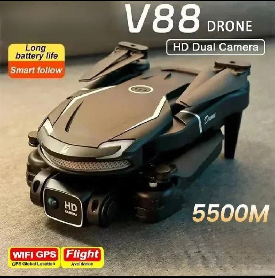 Drone V88 photographie aérienne HD, Drone télécommandé, caméra HD , quadrirotor, jouet UAV, 5G