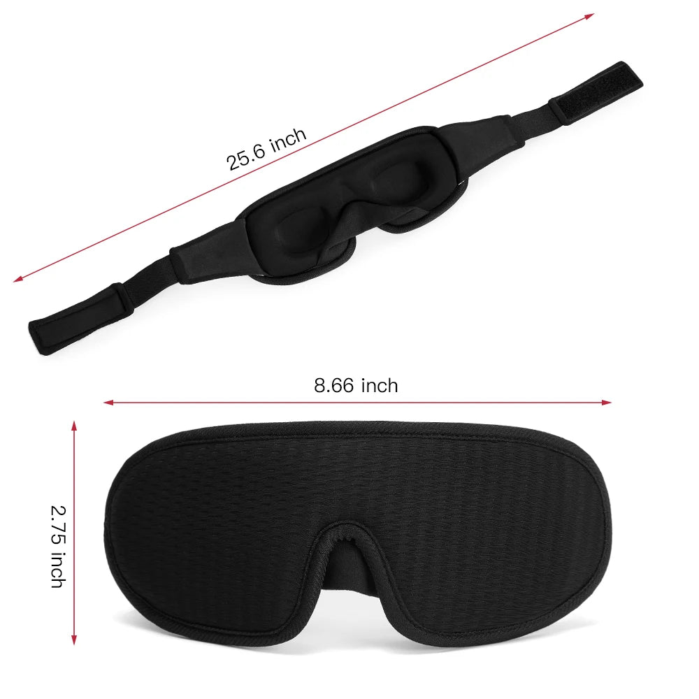 3D Sleep Aid Mask, Lightweight and Soft, Padded, Eye Mask, Shade, Blindfold