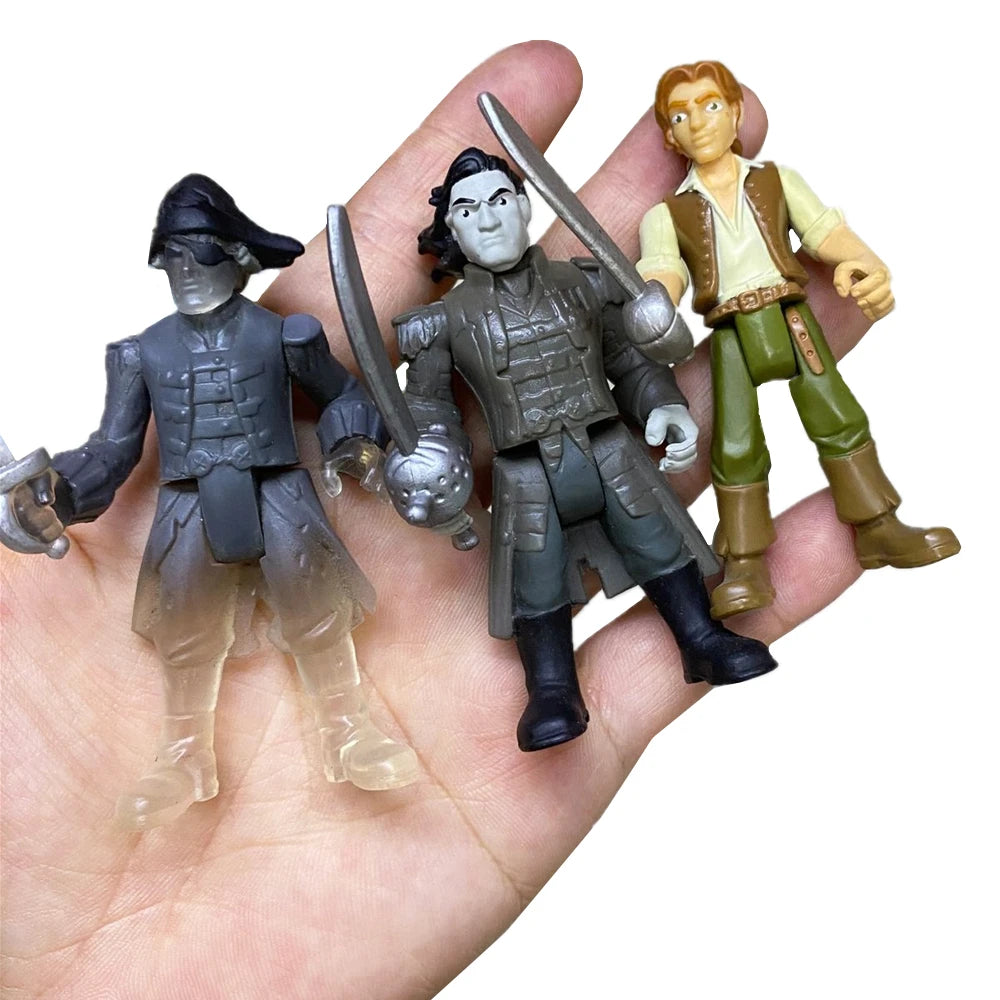 Pirate Figures, Cool 7.5 Inch Figure Kit for Boys, Plastic Toys, Soldier Model 