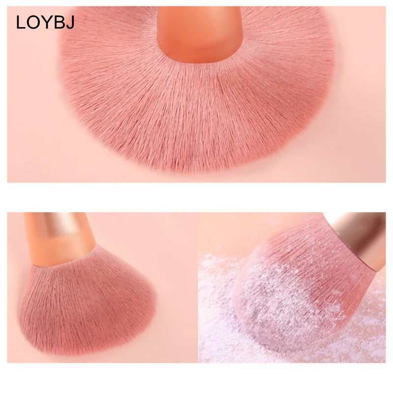 Ensemble de pinceaux de maquillage LOYBJ, poudre, fond de teint, fard à joues, contour des yeux, cils, fard à barrage, mélange, cosmétique, beauté, pinceau de maquillage, 11 pièces