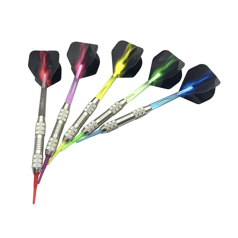 Yernea High Quality Darts, Soft Tip Darts, Sports Equipment Assembly, Nylon Shaft, Plastic,, 5pcs 