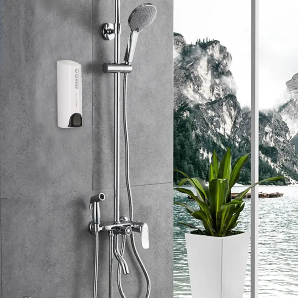 350ml Wall Mounted Soap Dispenser – single, double or triple, practical design for bathroom and shower