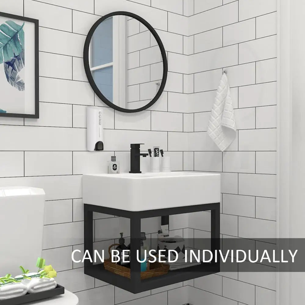 350ml Wall Mounted Soap Dispenser – single, double or triple, practical design for bathroom and shower