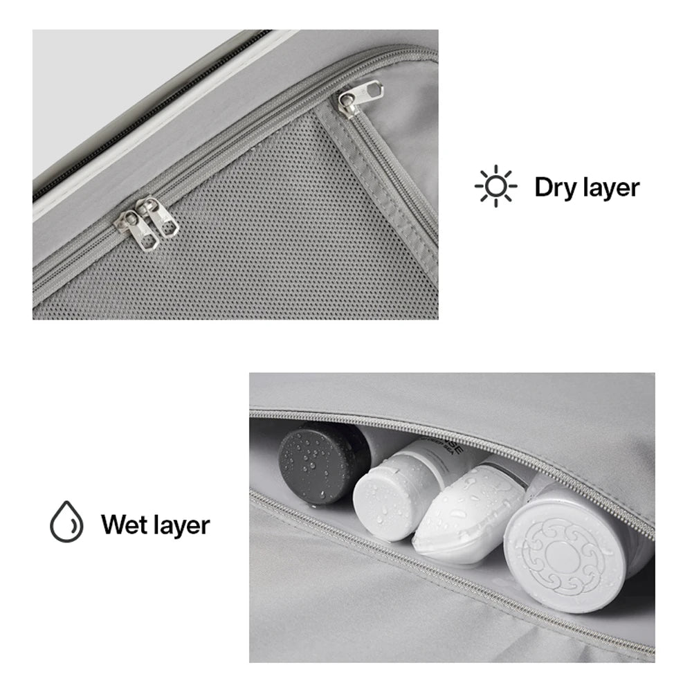 Valise Mixi M9276 – Bagage rigide à roulettes avec poignée large, PC, serrure TSA, 20 et 24 pouces, unisexe