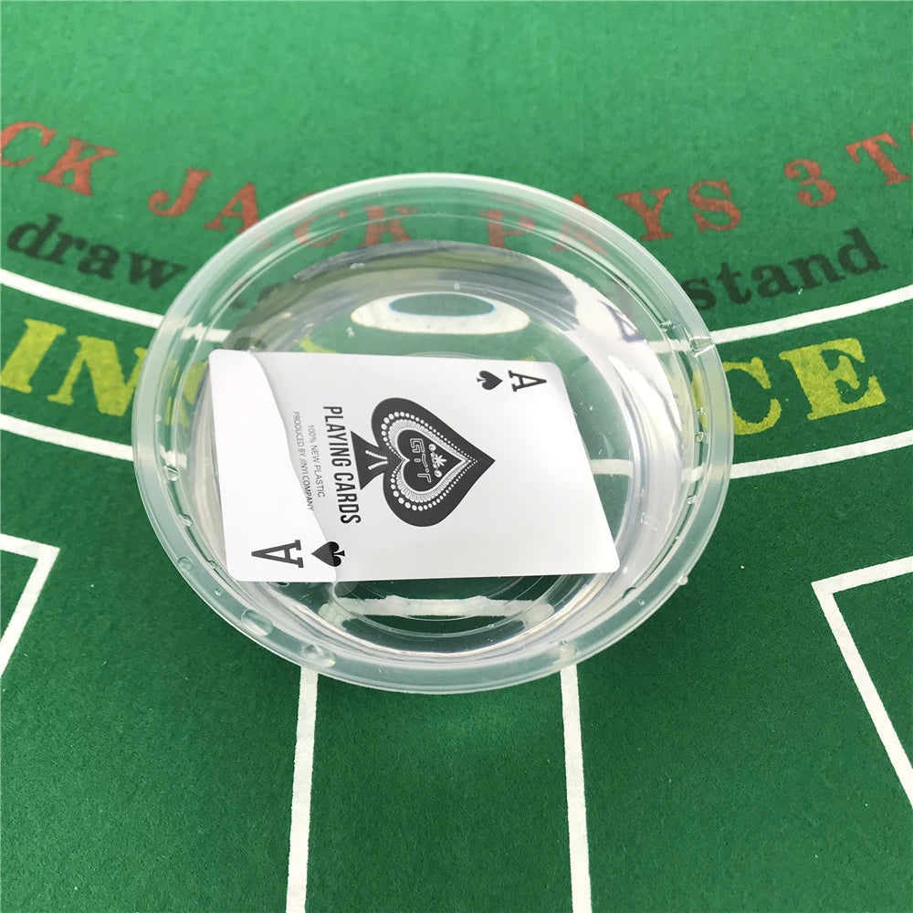 Cartes de jeu en plastique résistantes à l'eau, poker, Texas Hold'em, PVC, jeux de société, 2.28x3.46 pouces (58*88mm), 2 pièces/lot