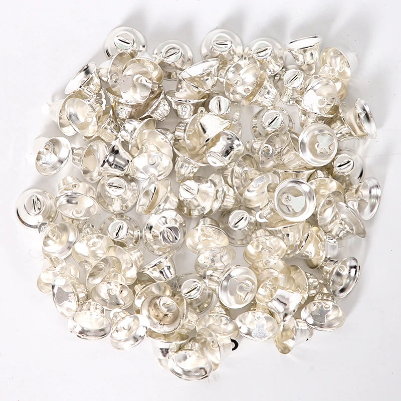 Mini cloches or argent, décoration de Noël