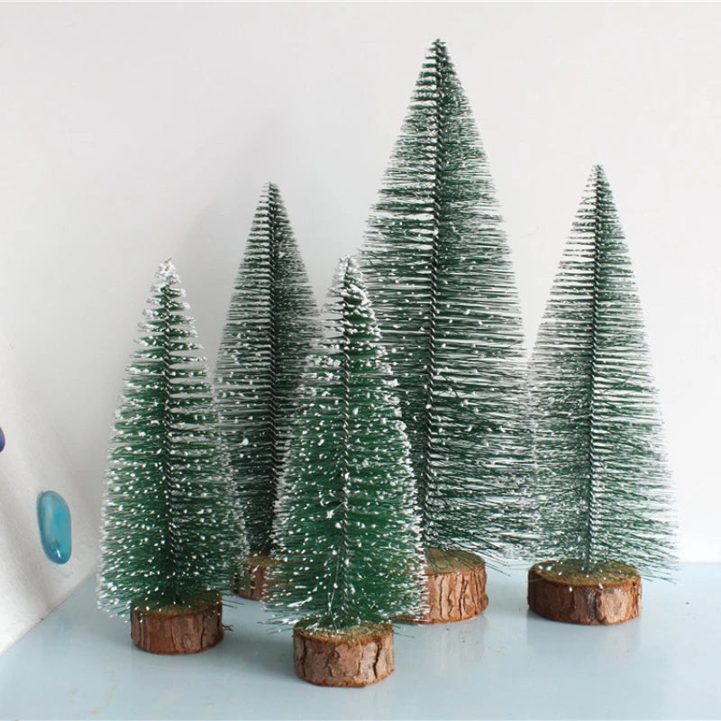 Mini Arbre de Noël Pin Givré – 10 à 30 cm