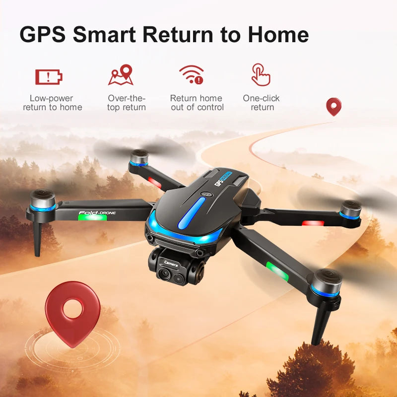 Drone Original RG806 MAX GPS 5G WIFI FPV 8K HD caméra professionnelle UAV évitement d'obstacles sans brosse pliant quadrirotor drone jouets
