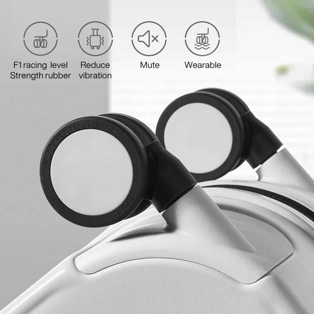 Valise Mixi Design Breveté – Bagage à roulettes en PC 100 %, cabine et soute, roulettes pivotantes, serrure intégrée