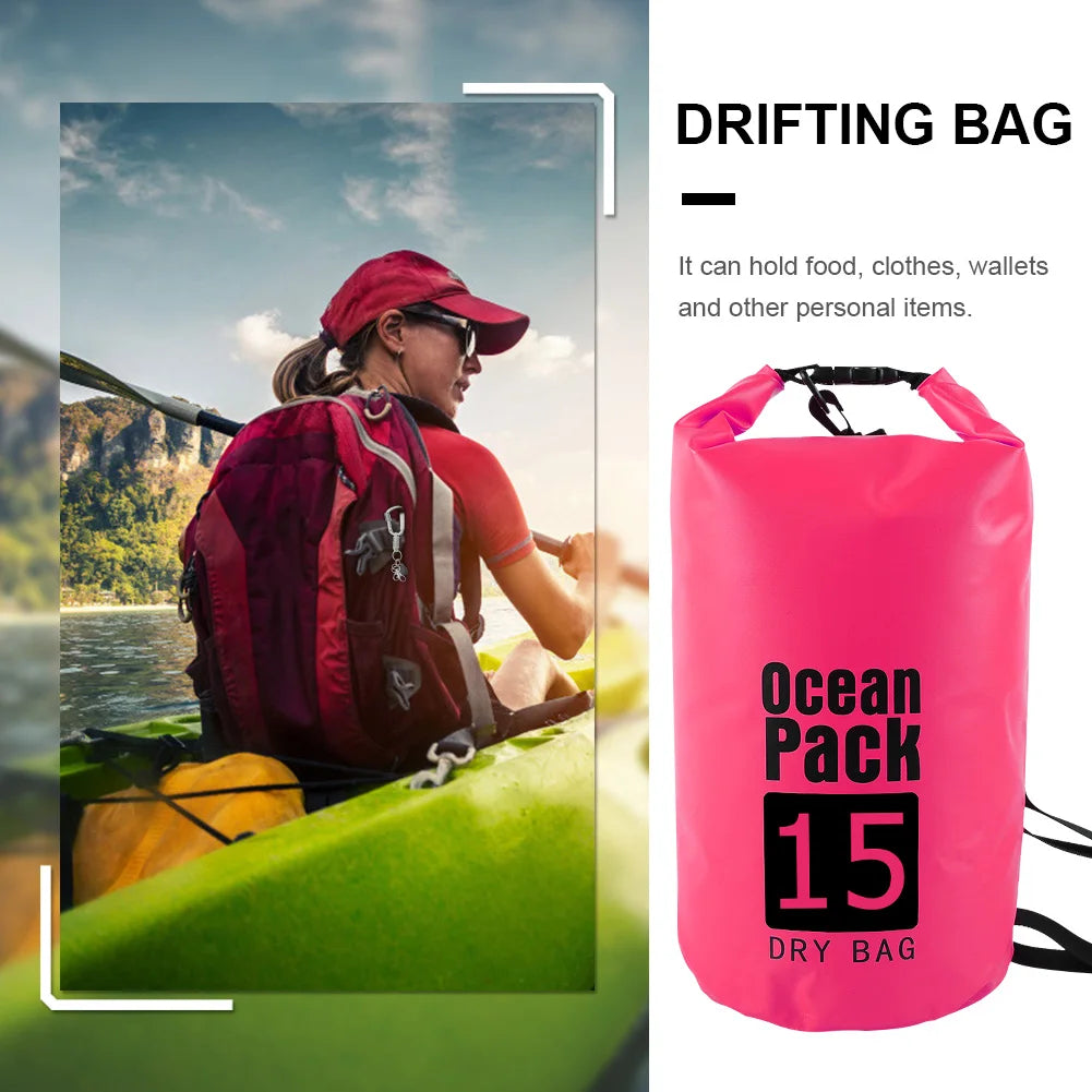 5L Waterproof Dry Bag,Waterproof Storage Bag for Outdoor Kayaking,River Canoeing,Trekking,Boating,Swimming