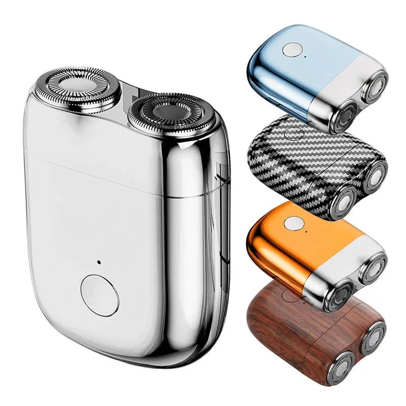Rasoir électrique magnétique pour hommes, double tête flottante