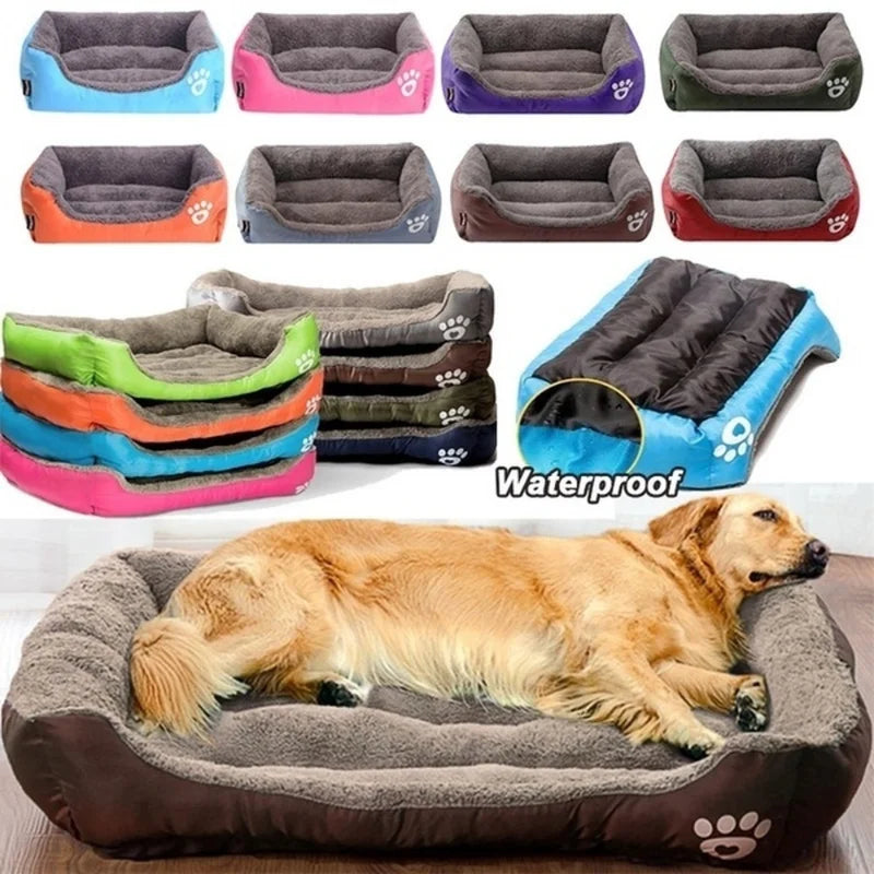 8 Colors Dog and Cat Bed, Warm and Comfortable Bed, Pet Baskets 