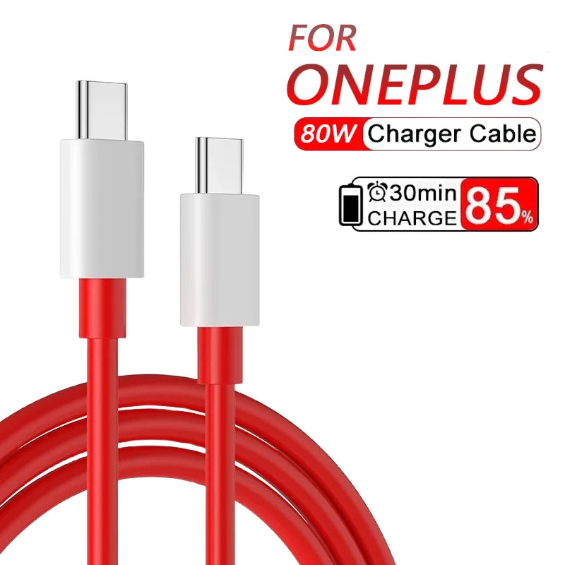 Oneplus 13 12 11 câble Original 80W Supervooc chaîne Charge Usb Type C câble 100W Charge rapide One Plus 10T Nord CE 4 10 Ace 3 Pro