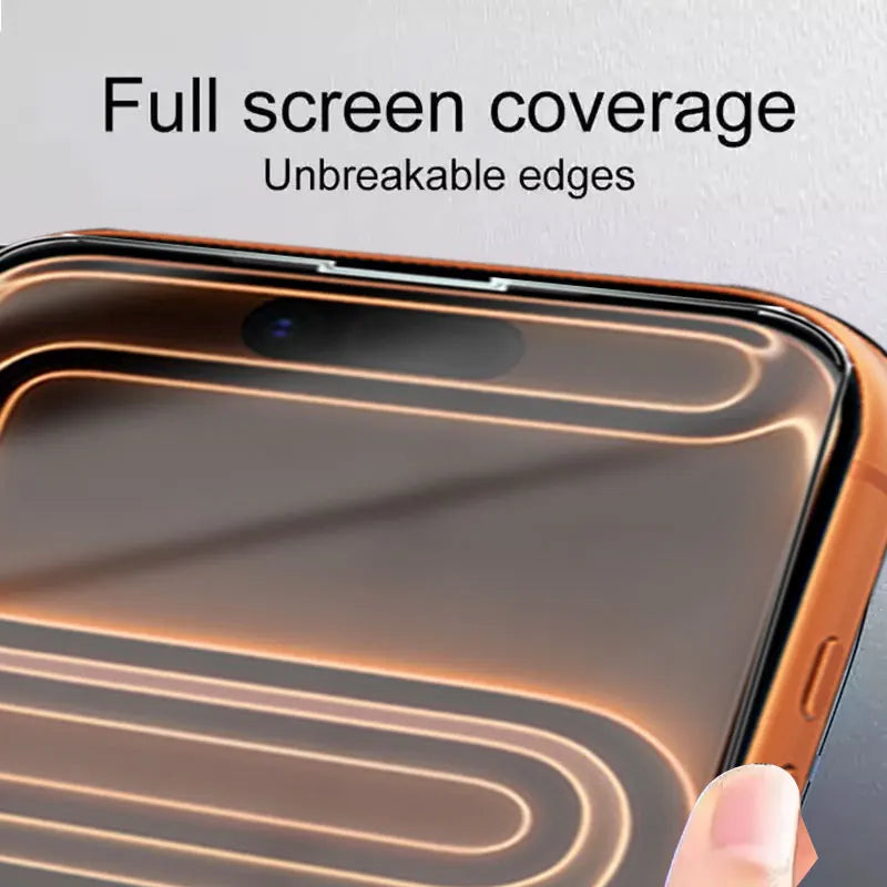 Protecteur d’écran 9D en verre trempé KENNAGE – couverture complète (iPhone)